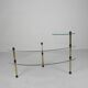 Etagere with 3 glass plates, kidney shape, 1950s
