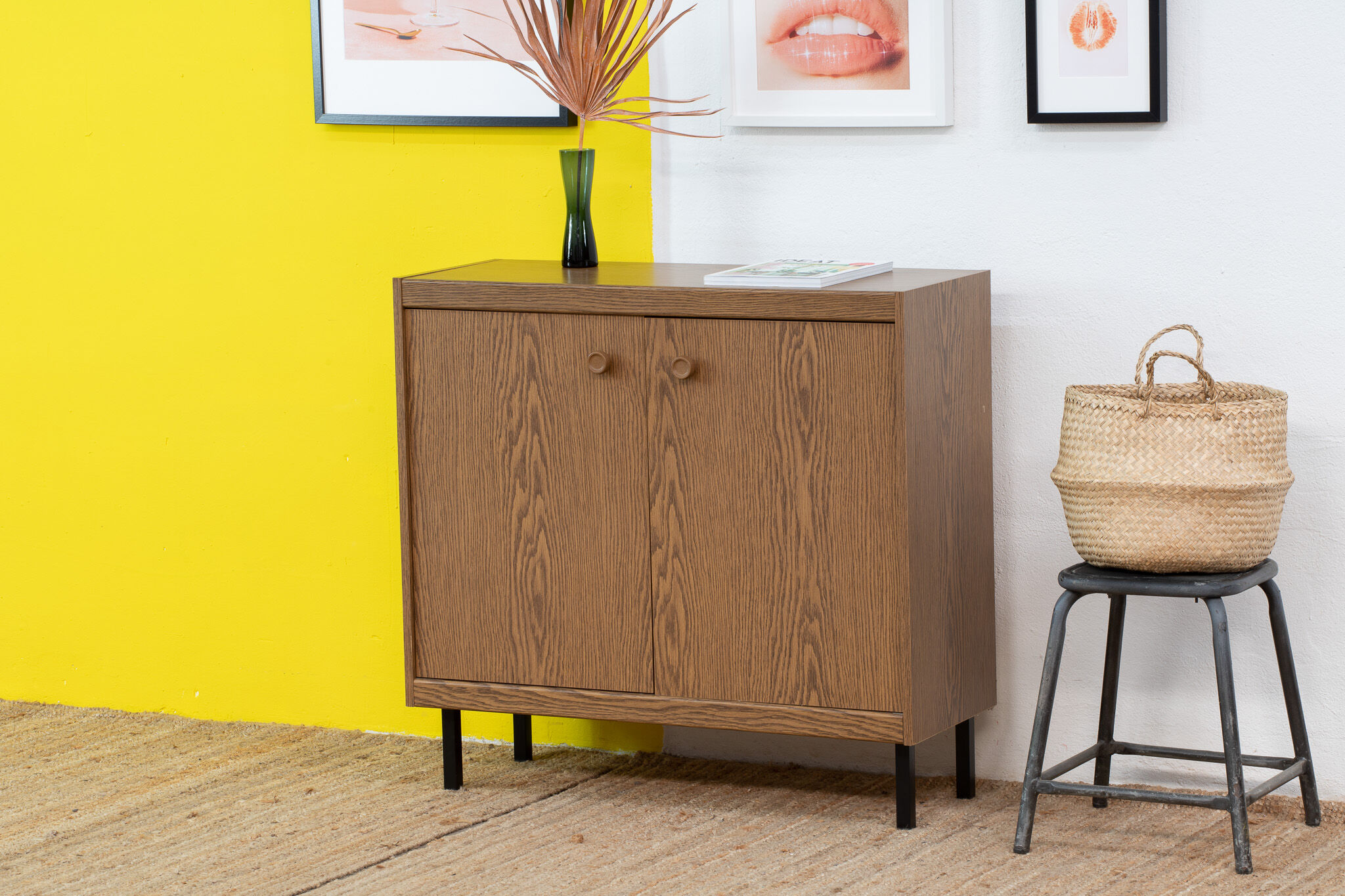 Vintage Scandinavian sideboard 95 cm
