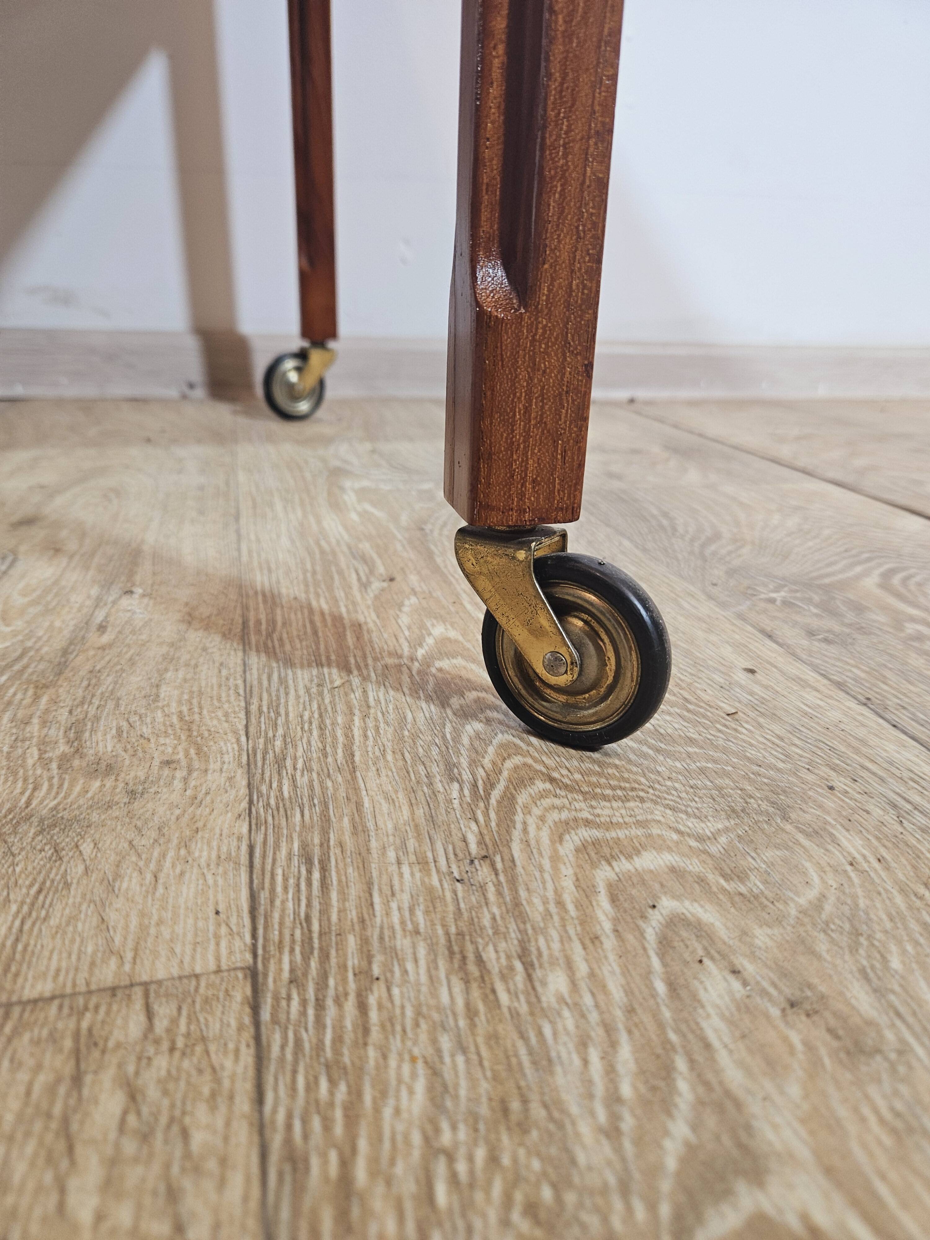 Sewing,Teak, Mid-Century Modern table, Denmark, 1950s/60s.