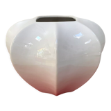XL octagonal ceramic vase