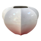 XL octagonal ceramic vase