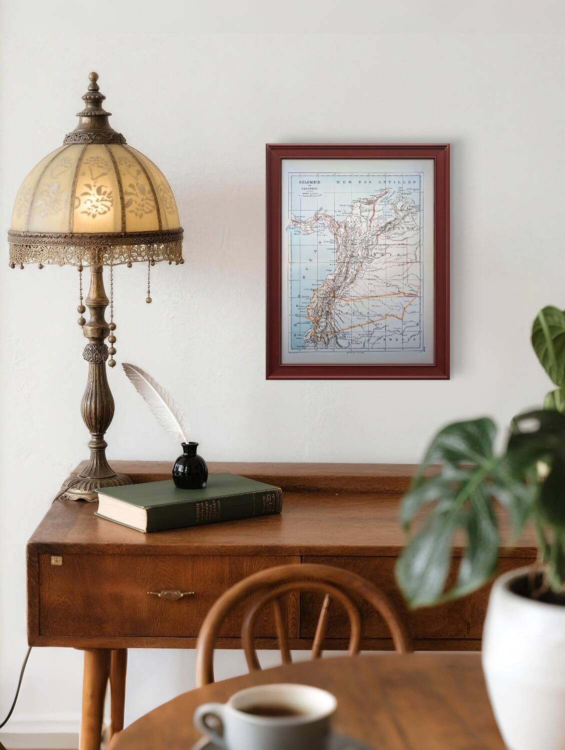 Printed in 1887, Colombia and Ecuador.