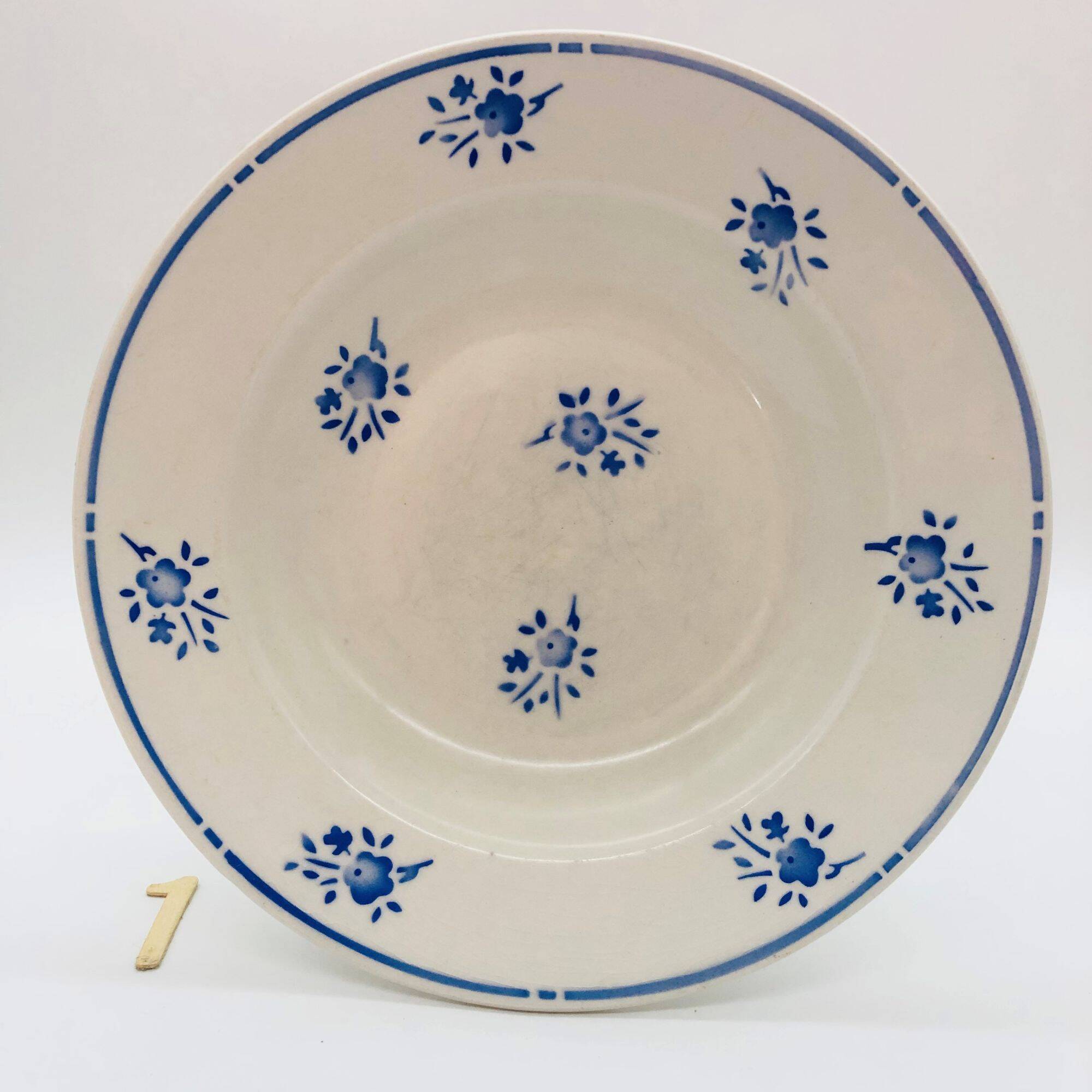 4 Deep Plates "Moulin des Loups", Richard model.