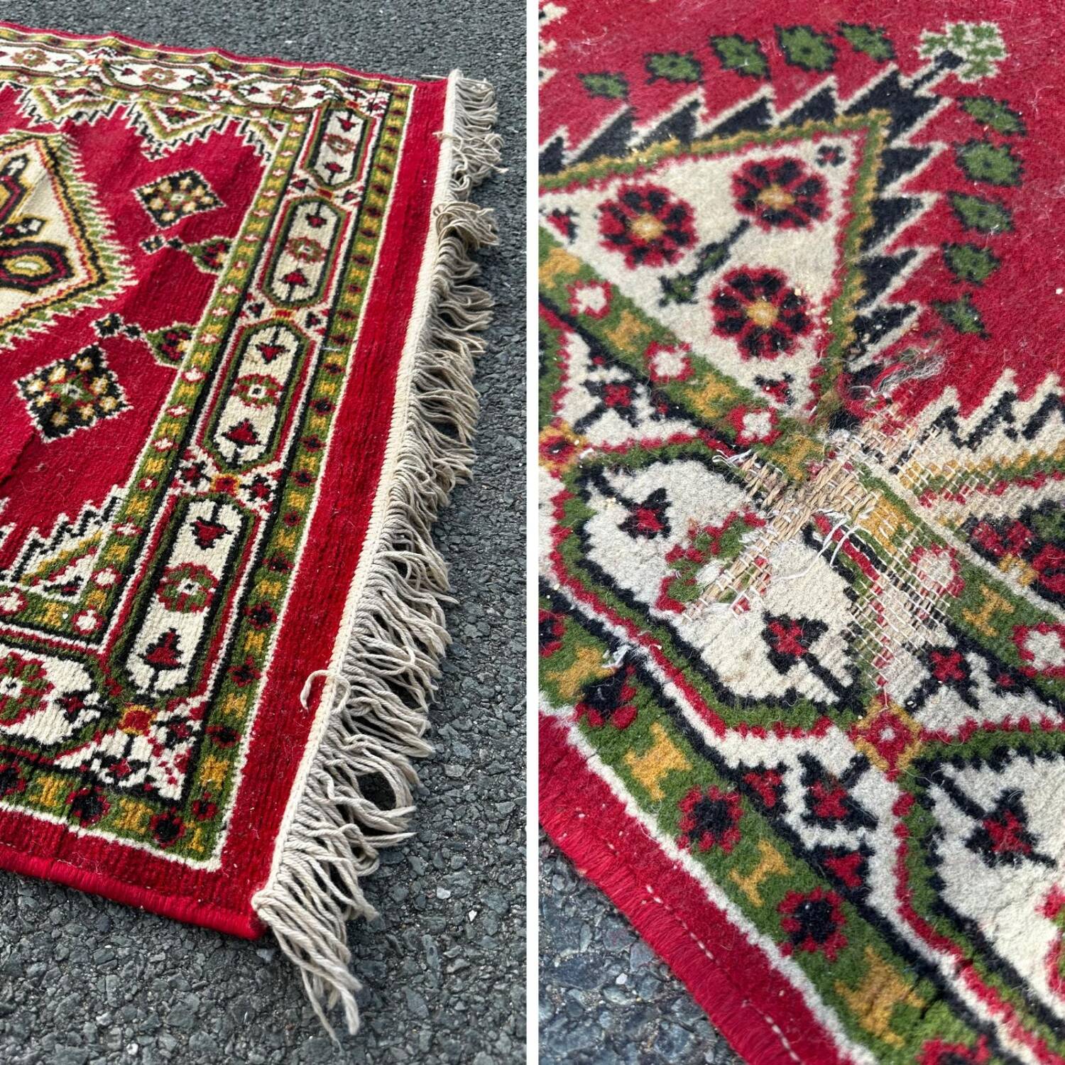 Oriental hallway rug