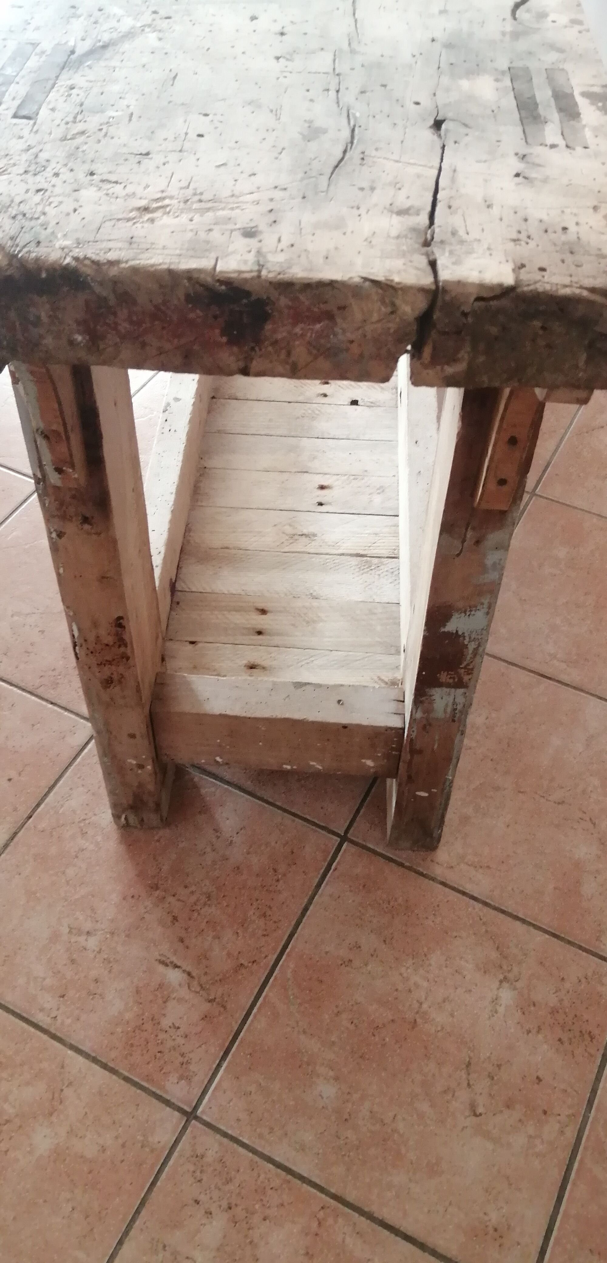 Former carpenter's workbench