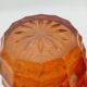 Paire Vases Art Déco Josef Invald Carnival Marigold Orange Irisé Jacobean