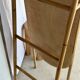 Floor mirror in bamboo and rattan H:1m80