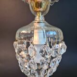 Crystal Chandelier with Tassels and Bell