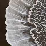 Antique crystal presentation plate