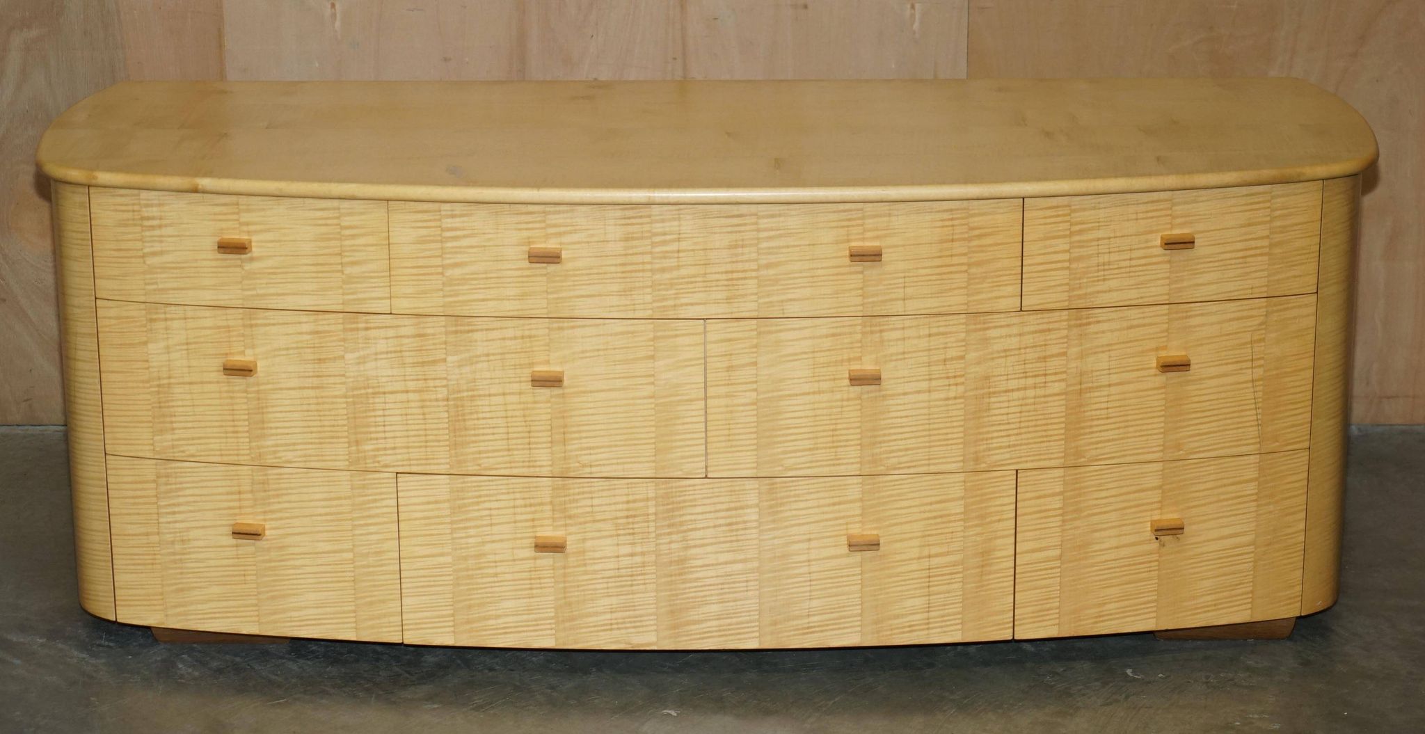 Sublime Buffet in Satin Birch by Baxter & Lee, Oak, Art Deco