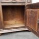 Louis XIII style two-piece recessed high wardrobe