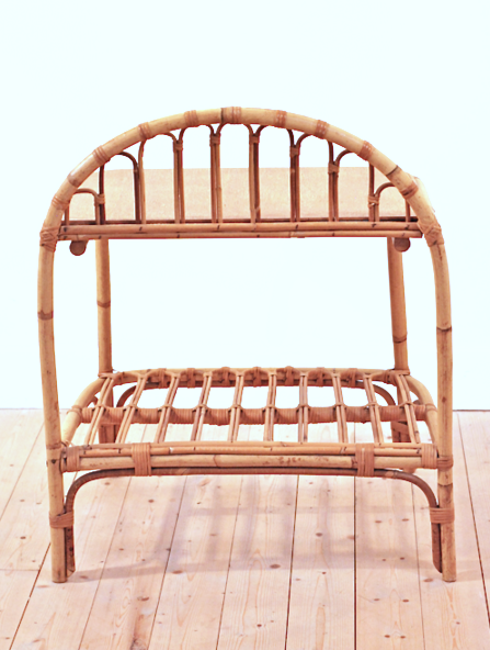 Rattan bedside