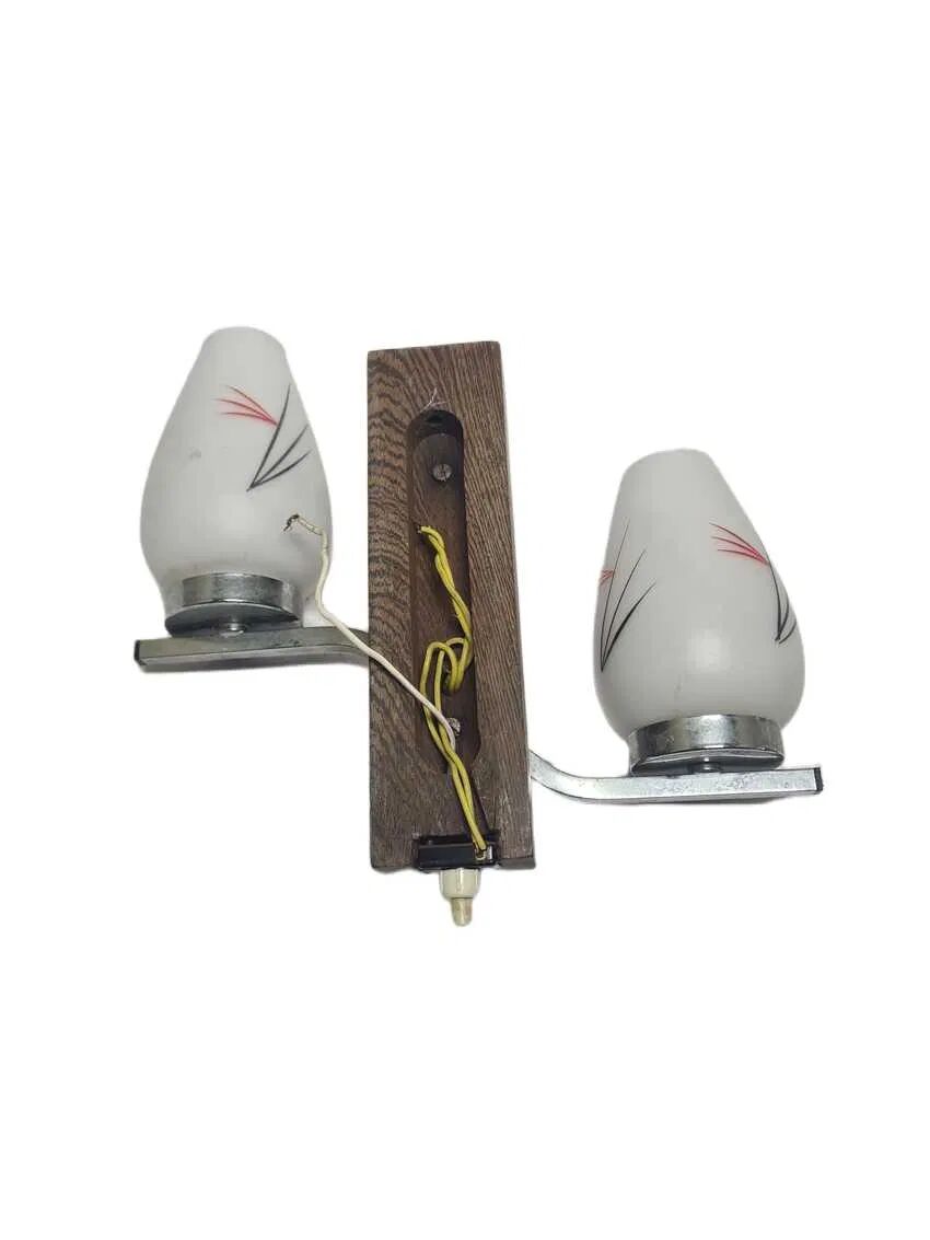 BTV double-arm wall lamp in art deco style