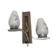 BTV double-arm wall lamp in art deco style