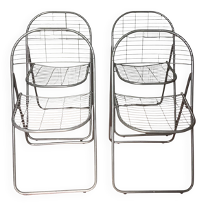 Set de 4 chaises pliantes
