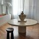Anemone candle holder, centrepiece chandelier, raw minimalist ceramic sculpture.