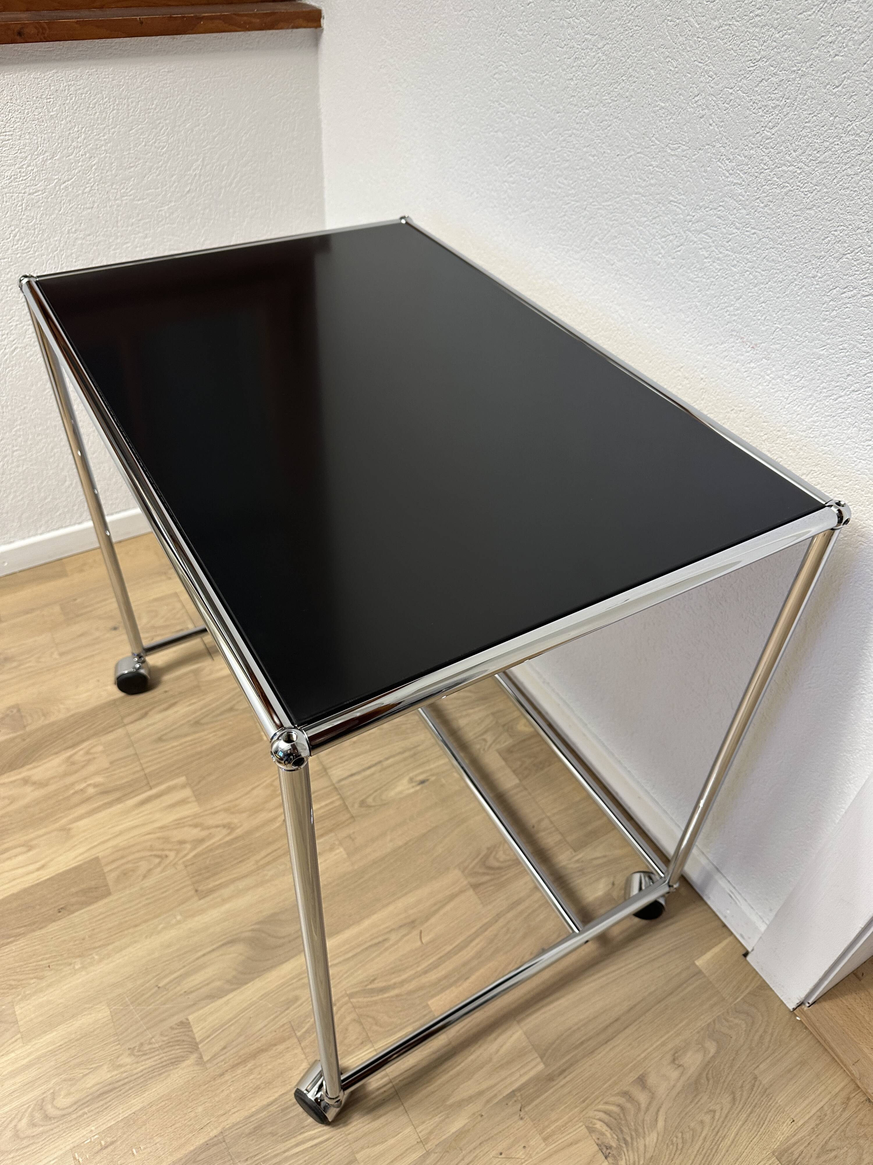 USM Haller Desk / Side Table in Graphite Black
