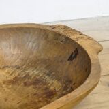 Hand-carved Hungarian dough bowl, circa 1900