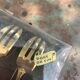 6 small forks in gold gilded with fine vintage gold