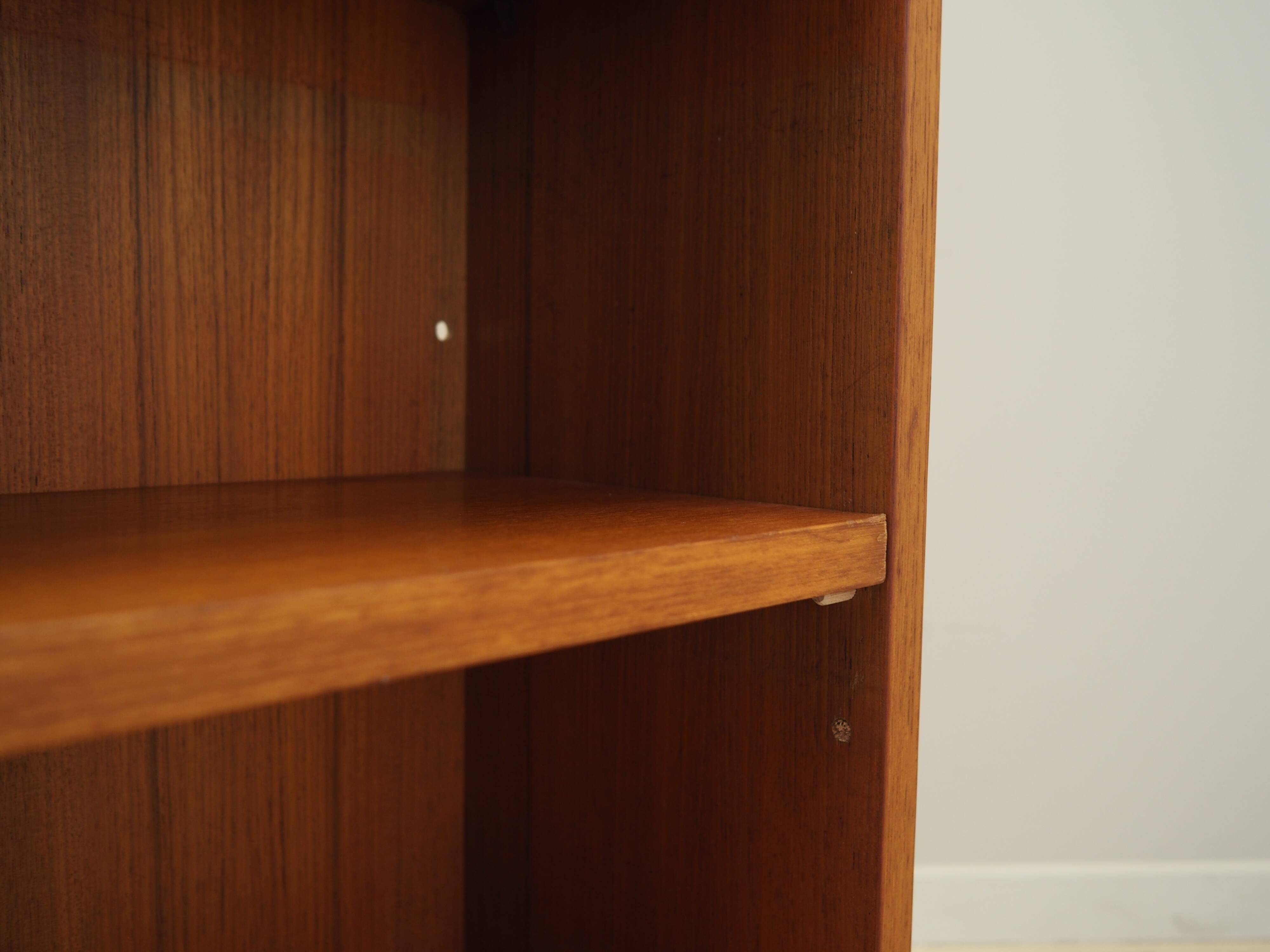 Teak bookcase, Danish design, 1970s, production: Denmark