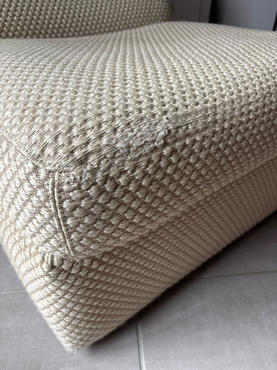 Swann brand wool fabric armchair