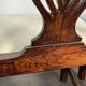 Pair of English Chippendale chairs - oak, 19th century
