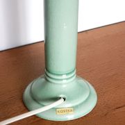 Vintage Kotska foot lamp and English floral fabric lampshade