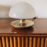 Mushroom mod. VP gold table lamp, Vittorio Balli e Romeo Ballardini, Sirrah, 1970s