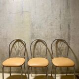 3 vintage chairs 80