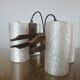 Scandinavian suspension in teak and perspex 60s 70s