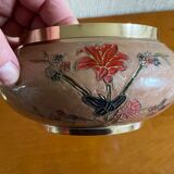 Cloisonné enamel candy box 70s