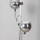 Lampadaire vintage années 70 en métal chromé design Goffredo Reggiani