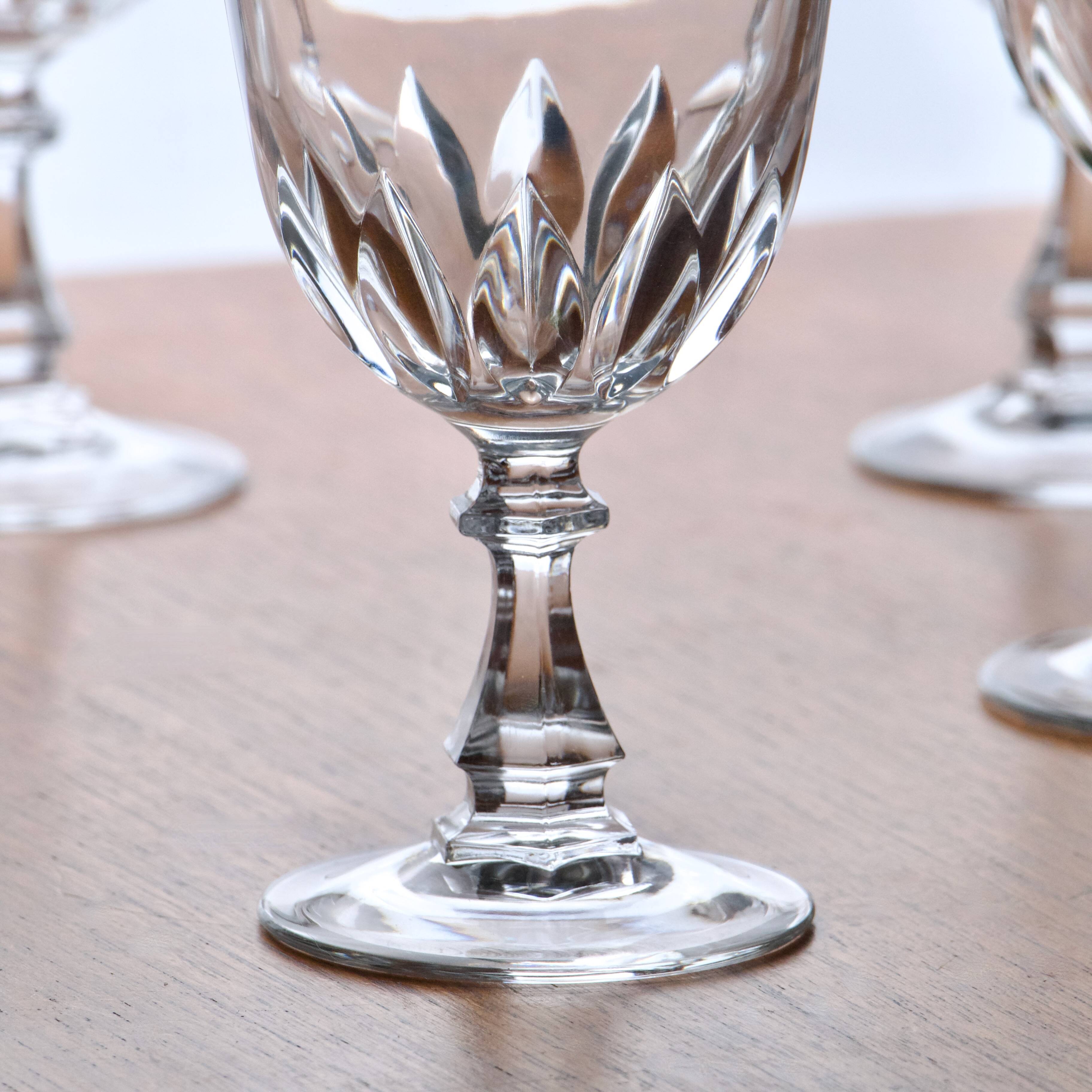 6 Arques crystal glasses “Luxembourg” collection