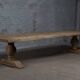 Monastère Soleil table – Antique patinated solid wood – 220 cm