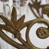 Napoleon III chandelier with crystal pendants, signed Portieux 19th century
