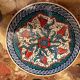Trivet with tulip decoration - Vintage Turkish ceramic