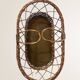 Woven wicker bassinet