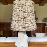 Raw stone lamp