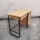 1950s desk in wood and tubular metal
