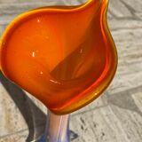 Vintage opalescent callas vase