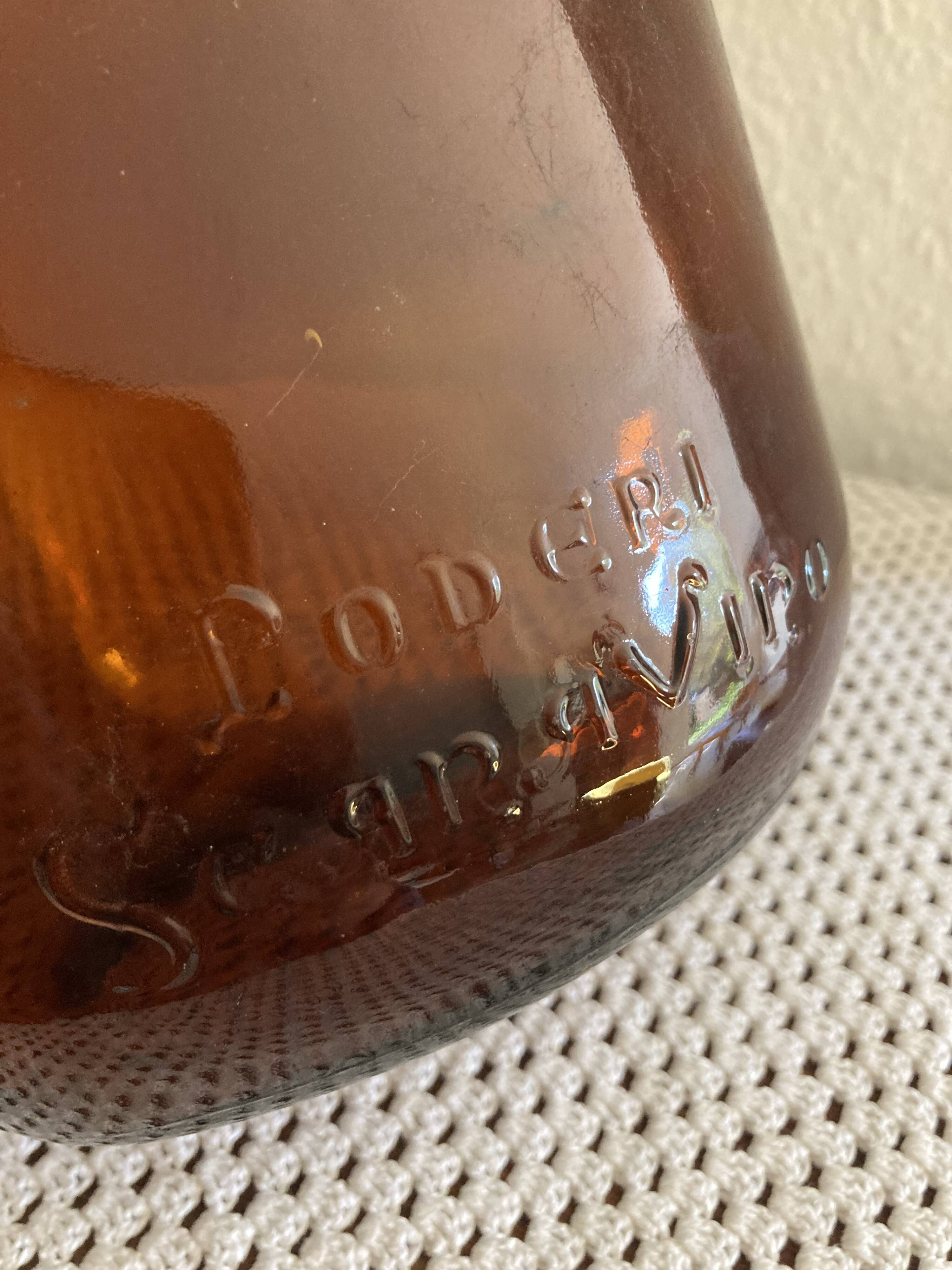 Pair of Italian demijohn