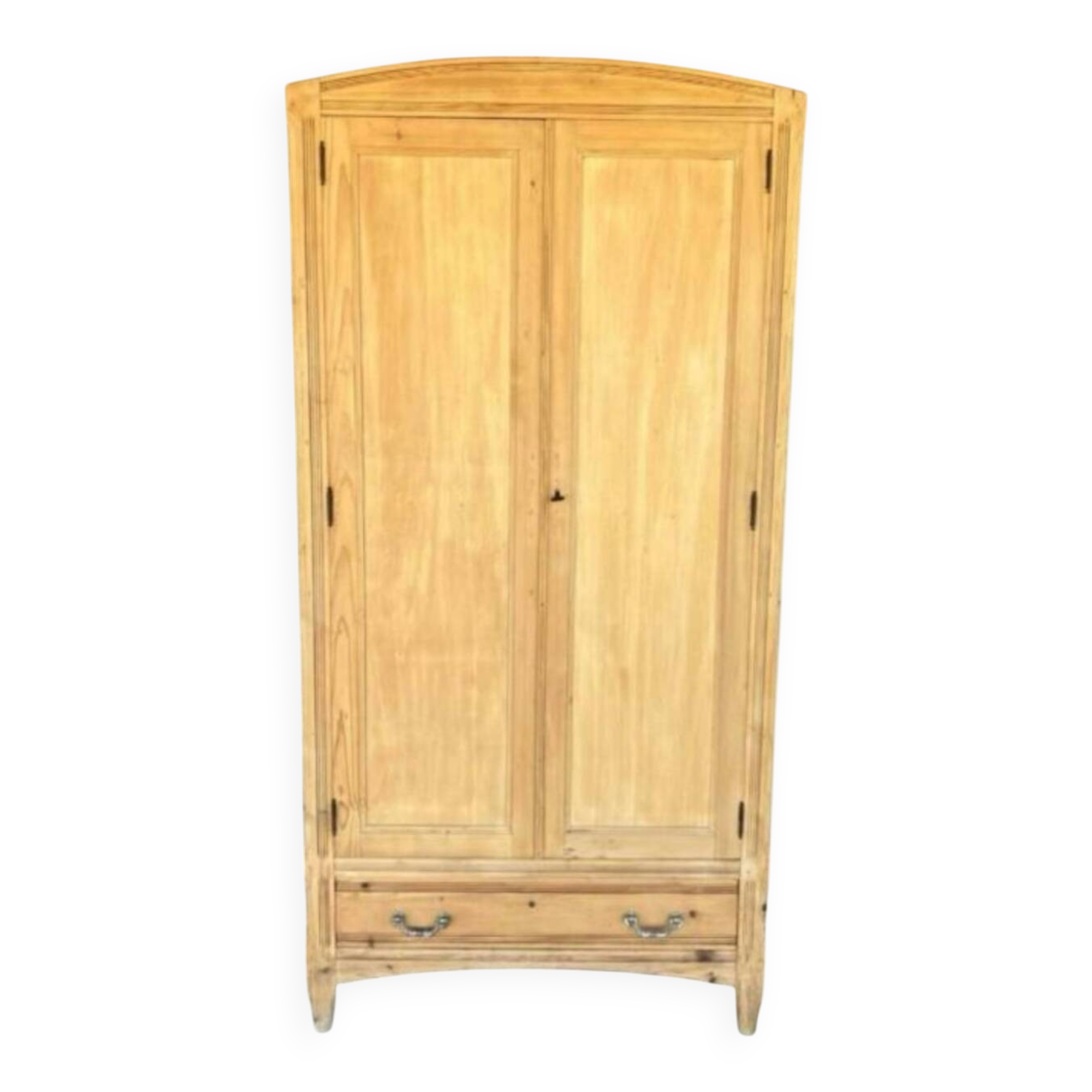Raw wood cabinet