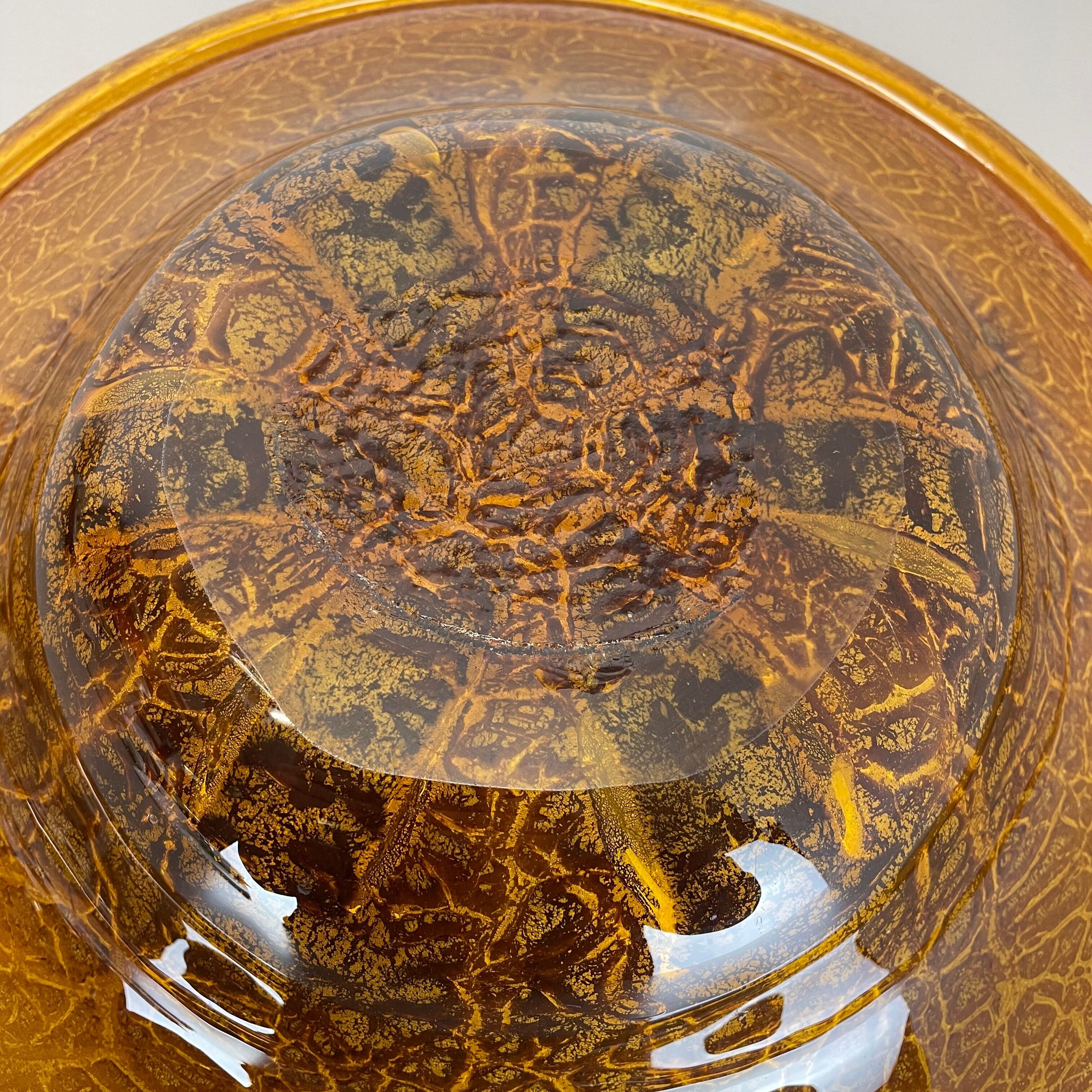 German Glass Bowl by Karl Wiedmann for WMF Ikora, 1930s Baushaus Art Deco