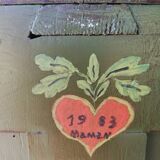 Old green-coloured dresser