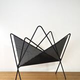 "Butterfly" magazine rack by Mathieu Matégot, France, 1950s