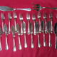 Silver metal fish service ercuis- model contours victoria