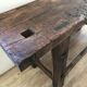 Old solid oak workbench