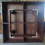 Lacquered cube coffee table – 1970s modernist design