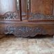 Norman wardrobe in oak Solid basket bouquet of flowers