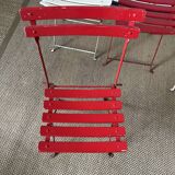 Set of 5 guinguette chairs